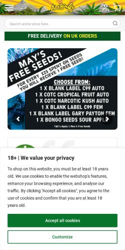 Mobile page screenshot