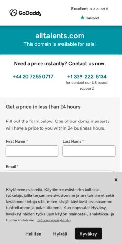 Mobile page screenshot