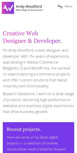 Mobile page screenshot