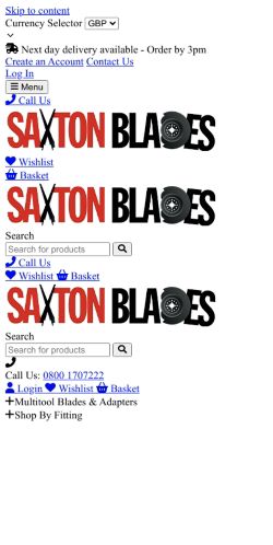 Mobile page screenshot