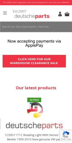 Mobile page screenshot