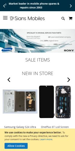 Mobile page screenshot