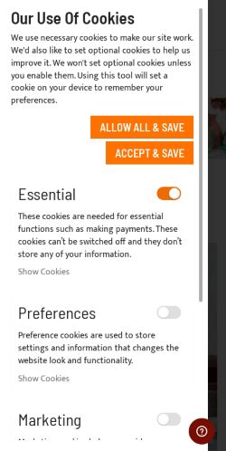Mobile page screenshot