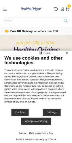 Mobile page screenshot