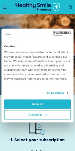 Mobile page screenshot