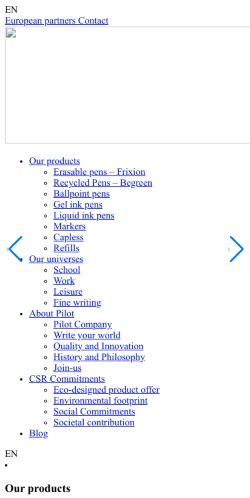 Mobile page screenshot