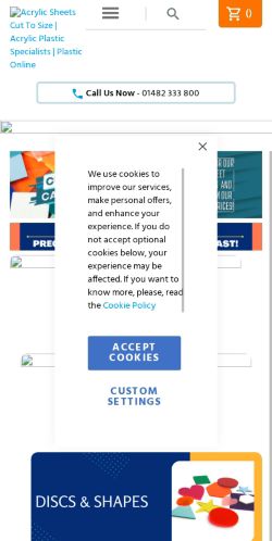 Mobile page screenshot