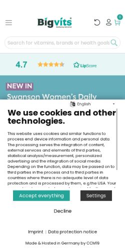 Mobile page screenshot