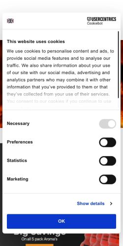 Mobile page screenshot