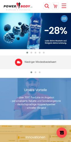 Mobile page screenshot
