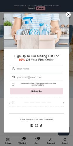 Mobile page screenshot