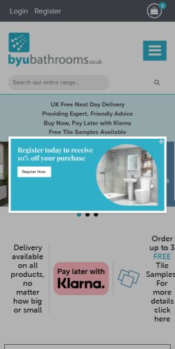 Mobile page screenshot
