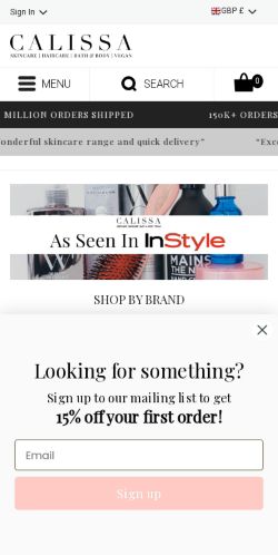 Mobile page screenshot