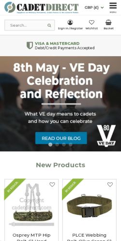 Mobile page screenshot