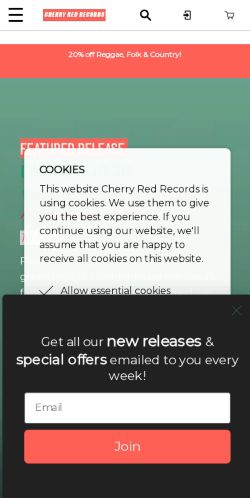 Mobile page screenshot