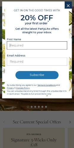 Mobile page screenshot