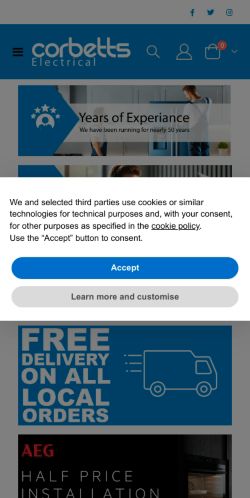 Mobile page screenshot