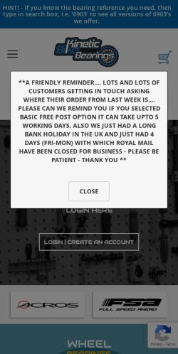 Mobile page screenshot