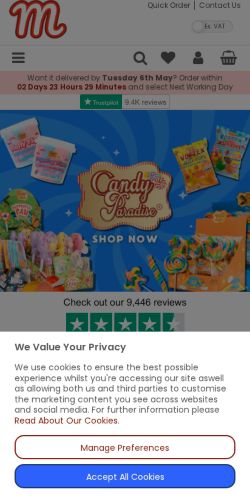 Mobile page screenshot