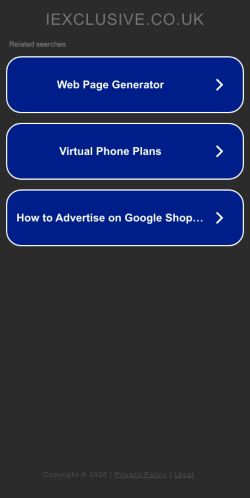 Mobile page screenshot