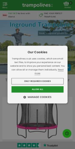 Mobile page screenshot