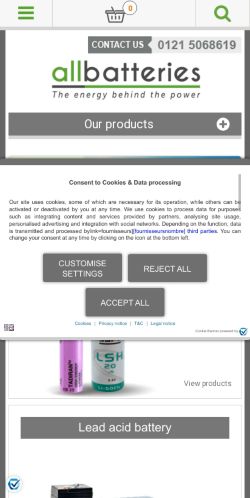 Mobile page screenshot