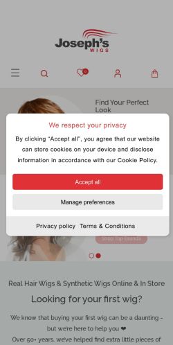 Mobile page screenshot