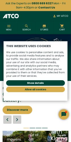 Mobile page screenshot