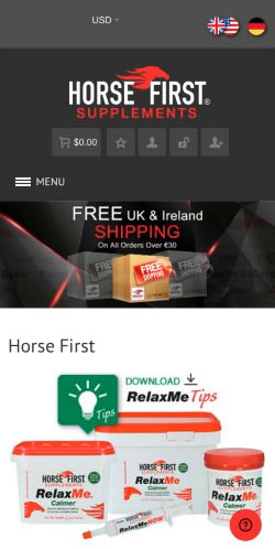 Mobile page screenshot