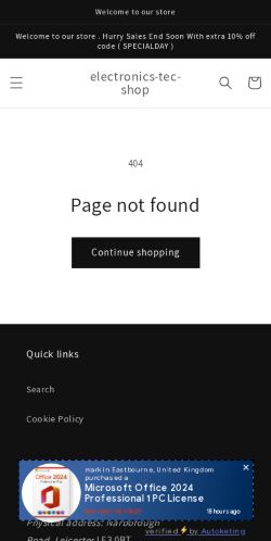 Mobile page screenshot