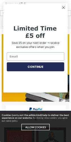 Mobile page screenshot