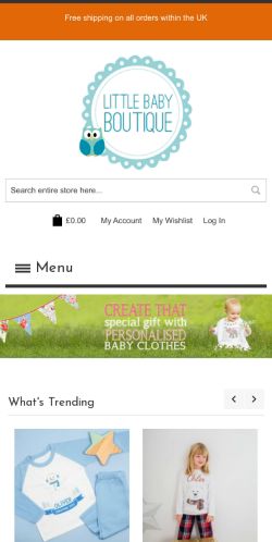 Mobile page screenshot