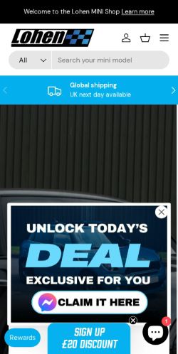 Mobile page screenshot