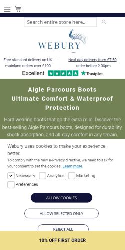 Mobile page screenshot