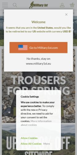 Mobile page screenshot