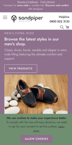 Mobile page screenshot