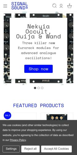 Mobile page screenshot