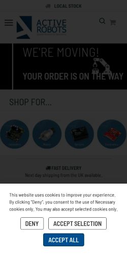 Mobile page screenshot