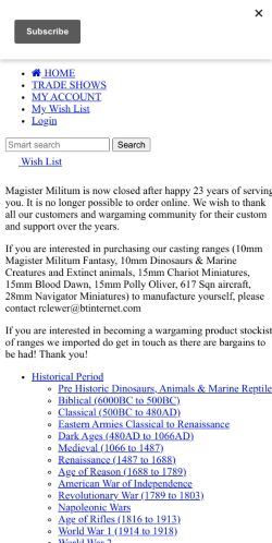 Mobile page screenshot