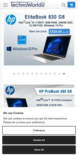 Mobile page screenshot