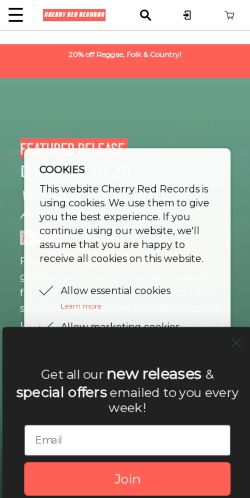 Mobile page screenshot