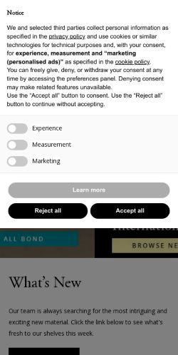 Mobile page screenshot