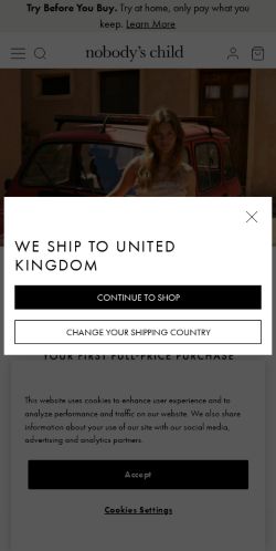 Mobile page screenshot