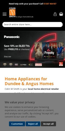 Mobile page screenshot