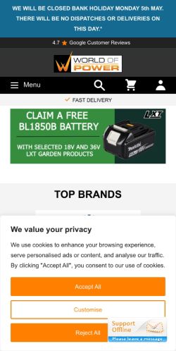 Mobile page screenshot