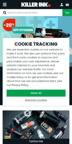 Mobile page screenshot
