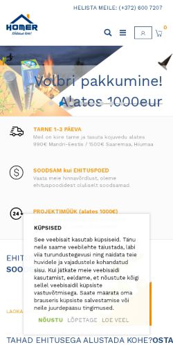 Mobile page screenshot