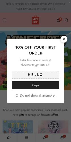 Mobile page screenshot