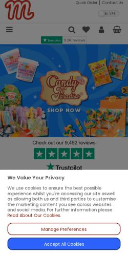 Mobile page screenshot