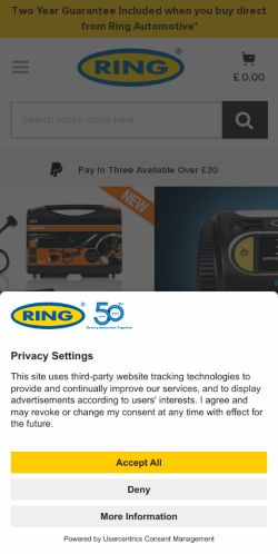 Mobile page screenshot